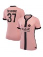 Paris Saint-Germain Milan Skriniar #37 Alternativní Dres pro Dámské 2024-25 Krátký Rukáv